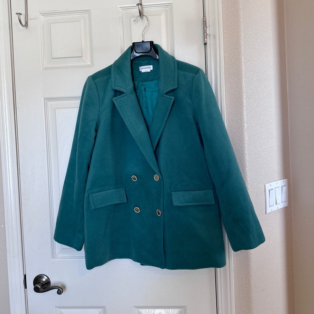 💥💥Clearance!!!💥💥 Lovers + friends Melrose Jacket in Aqua Blue gorgeous green